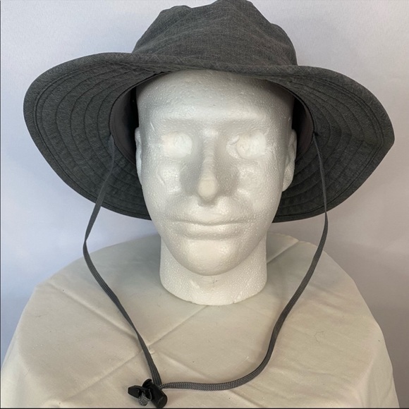 Solar Escape Sun Protection UV Explorer Gray Unisex Hat (One Size - Adjustable) - Picture 4 of 8